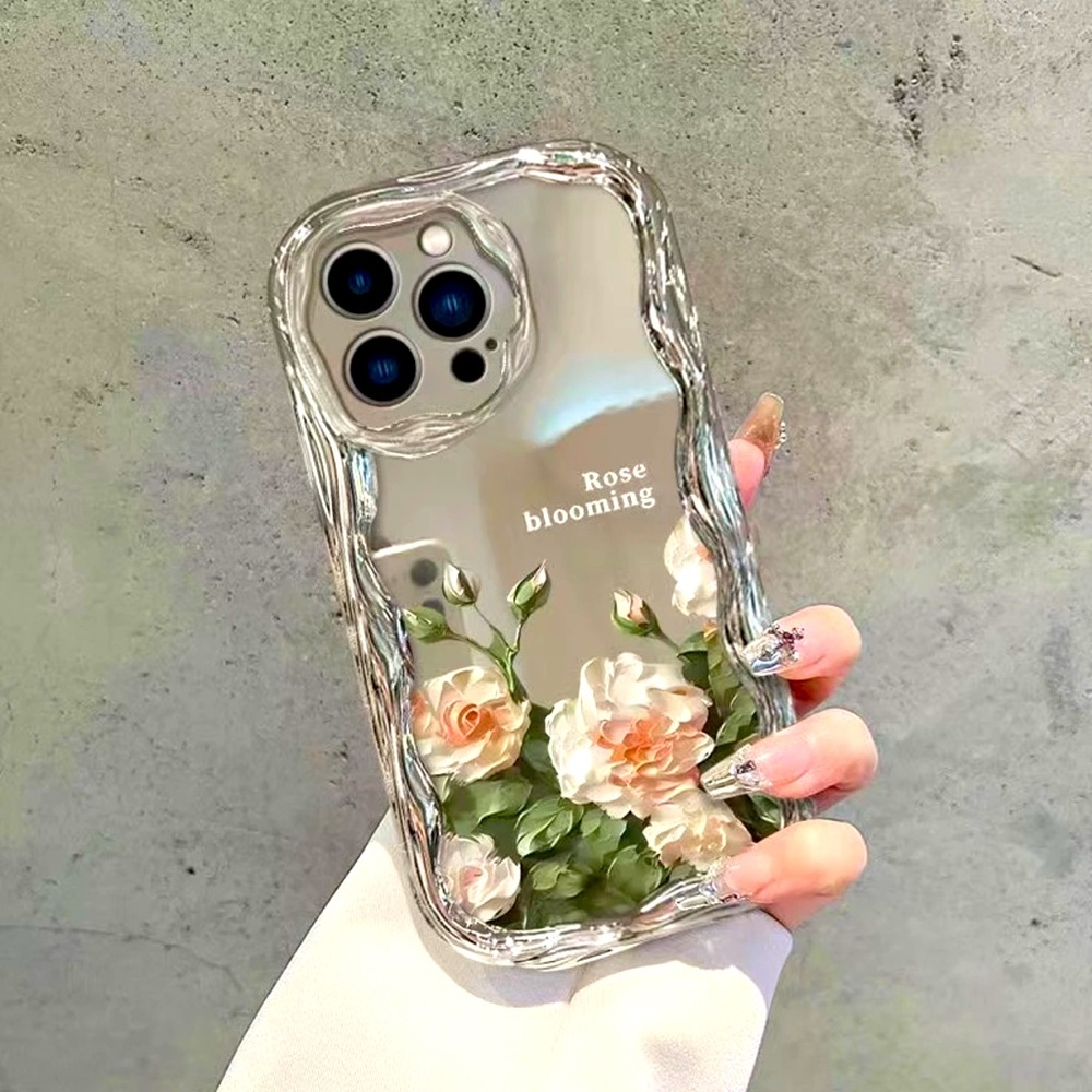 Rose Blooming Floral Phone Case for iPhone 13 Pro Max